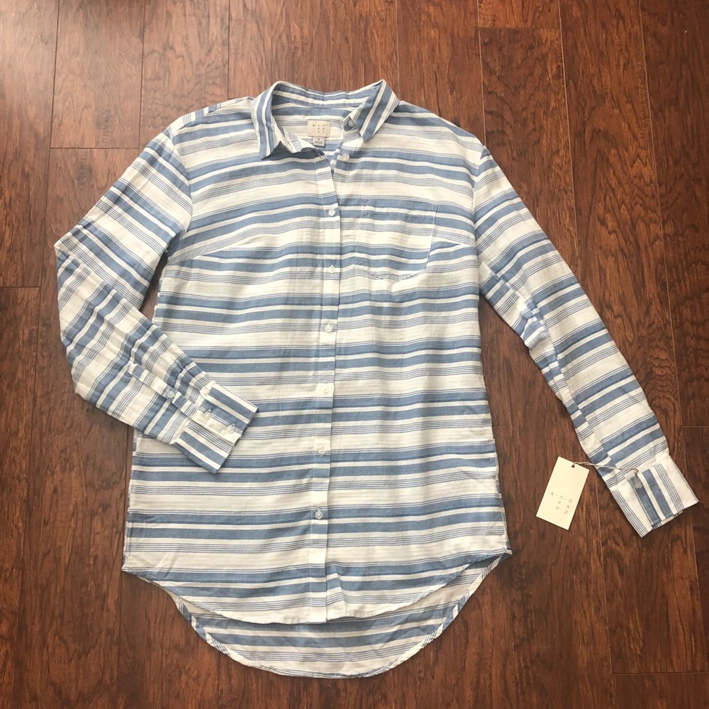 A New Day Striped Button Down.